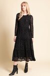 Dress, Long Sleeve, Tiered Hem (Matchsticks)