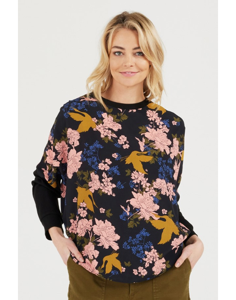 Miranda Top (Pink Hydrangea)