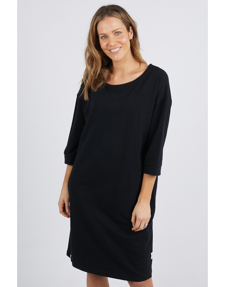 Carolina Fleece Dress (Black)