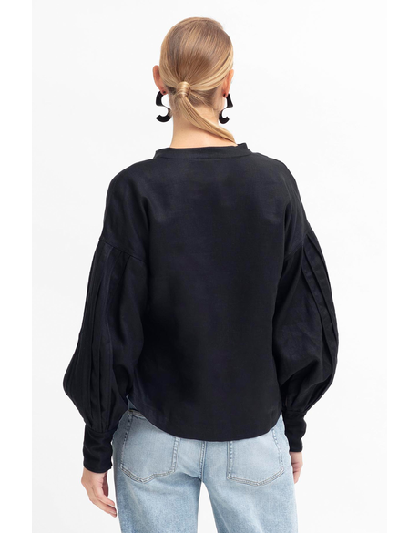 Vassa Top (Black) - Tops : Just Looking - Elk W23