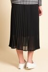 Skirt, Midi, Pleated (Black)