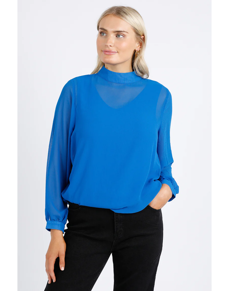 City Lights Top (Bright Blue) - Labels-Foxwood : Just Looking - Foxwood ...