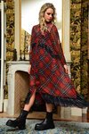 Make You Bloom Dress (Tartan Multi)