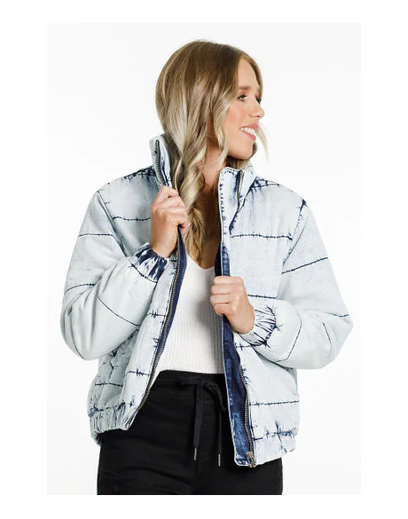 Aja Puffer Jacket (Snow Wash)