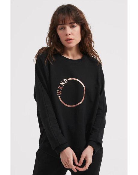 Weekend Circle Crew (Rose Gold/Black) - Labels-Tirelli : Just Looking ...