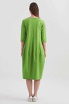 Diagonal Seam Dress (Grass Green)