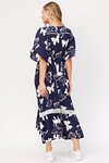 Jolander Dress (Navy Butterfly)