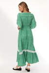 Jolander Dress (Green Spot)