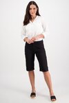 Poplin Straight Leg Short (Black)