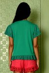 Letter Go Tee (Green)