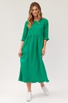 Josie Linen Dress (Green)