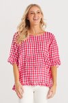 Dorothy Top (Pink Check)