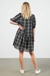 Lucy Dress (Black Windowpane)