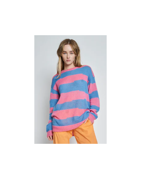 Ziggy Sweater (Blue/Pink)