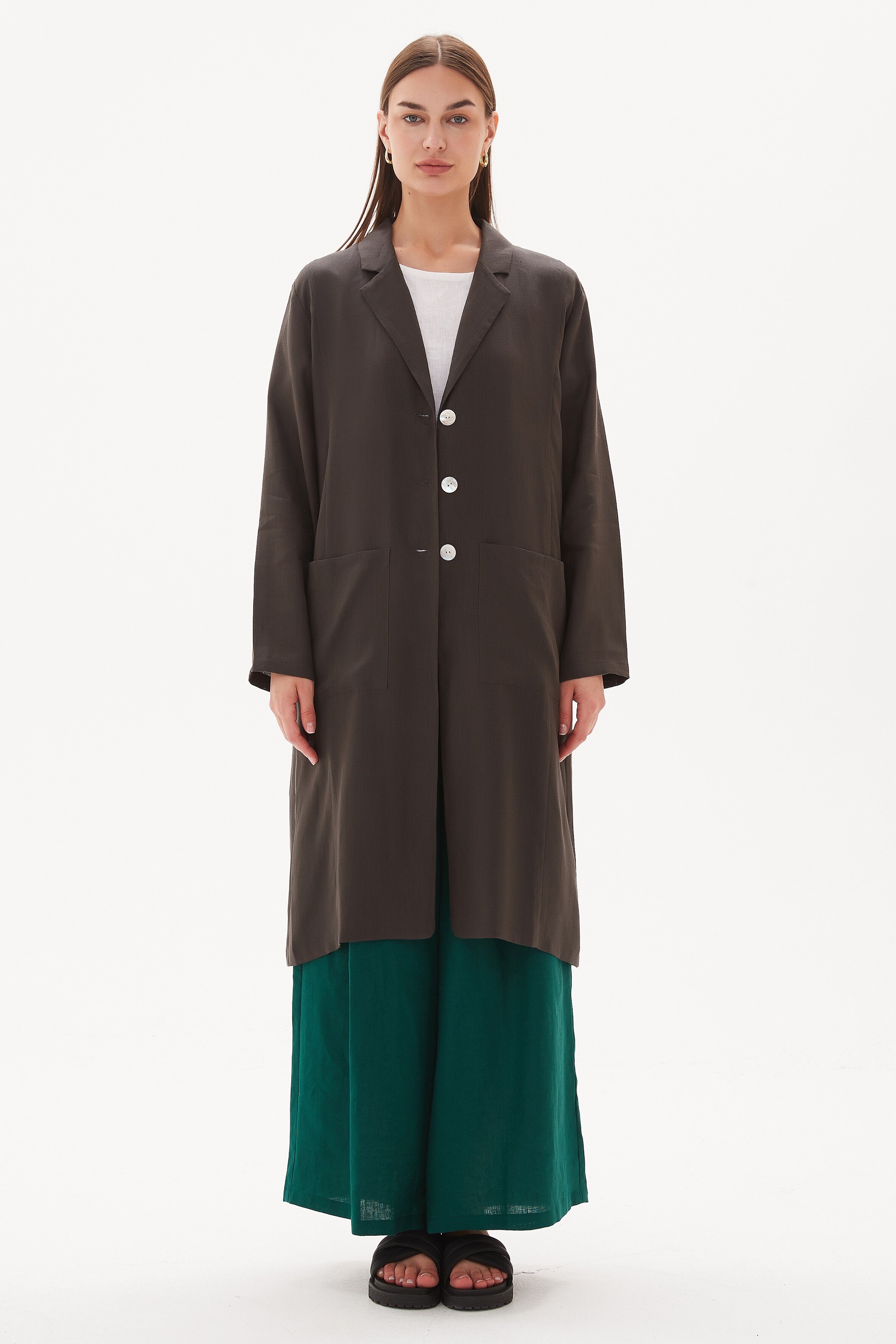 Linen Duster Coat, Tirelli