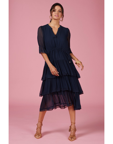 Tate Dress (Indigo)