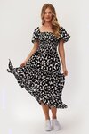 Skylar Dress (Black Daisy)