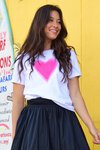 Heart Beat Tee (White/Pink)