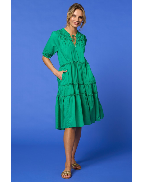 Matisse Dress (Kelly Green)