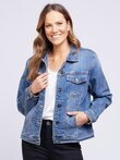 Angie Denim Jacket (Blue)