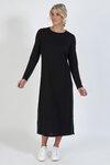 Merino Long Sleeve Dress w/ Tie Back