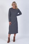 Merino Long Sleeve Dress w/ Tie Back