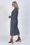 Merino Long Sleeve Dress w/ Tie Back