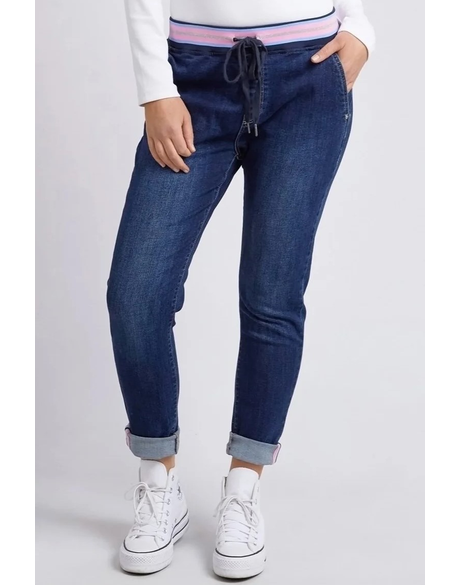 Melody Denim Jogger (Indigo)