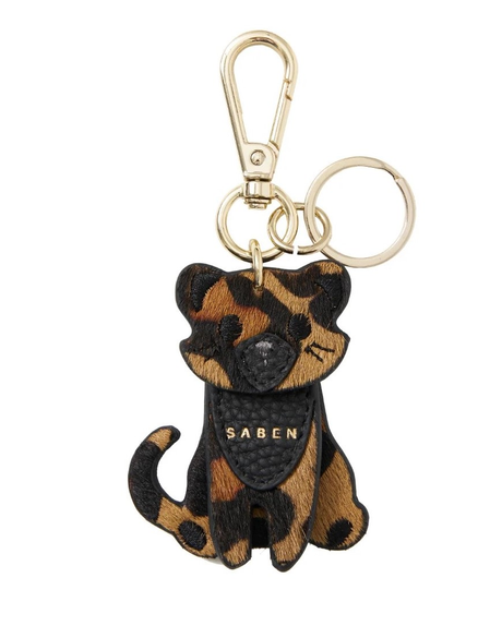 Charm Keyring Cosmo Cat (Leopard)