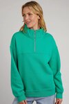 College Zip Crew (Bright Green)