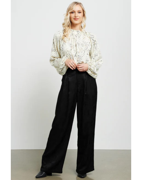 Bronte Pant (Black Jacquard)