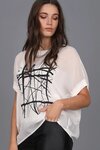 Stix Print Oversized Tee