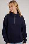 College Zip Crew (Navy)