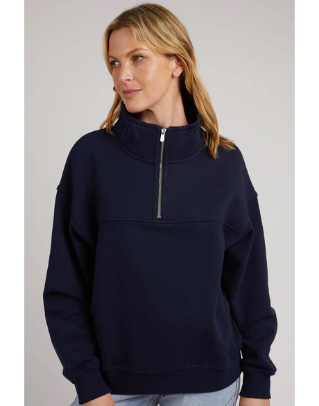 College Zip Crew (Navy)