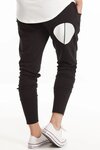 Apartment Pants (Black/White/Grey Cut Circle Dot)