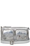 Nina Crossbody Bag (Silver Crinkle)