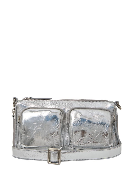 Nina Crossbody Bag (Silver Crinkle)