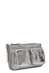 Nina Crossbody Bag (Silver Crinkle)