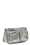 Nina Crossbody Bag (Silver Crinkle)