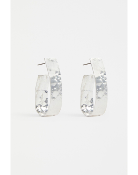 Gild Large Hoop Earring (Silver)