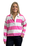 Australian Cotton Stripe Long Sleeve Rugby Top 