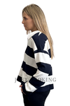 Australian Cotton Stripe Long Sleeve Rugby Top 