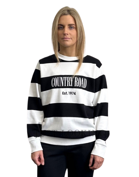 Australian Cotton Stripe Heritage Sweat