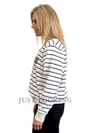 Verified Australian Cotton Stripe Heritage Sweat