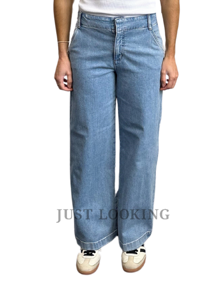 High Rise Wide Leg Jean