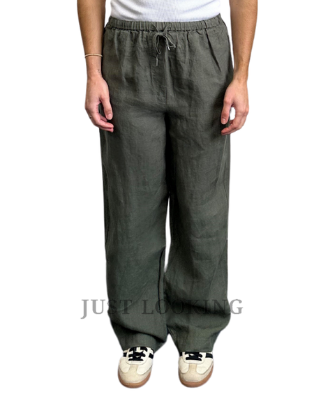 Organically Grown Linen Pull-On Pant