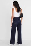 Zoey Indigo High Rise Wide Leg Pocket Jean