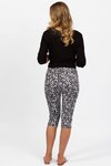 Printed Skinny Leg 3/4 Length Lightweight Pull On