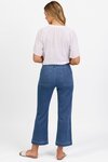 Straight Leg Ankle Grazer Jean with Front Patch Pockets