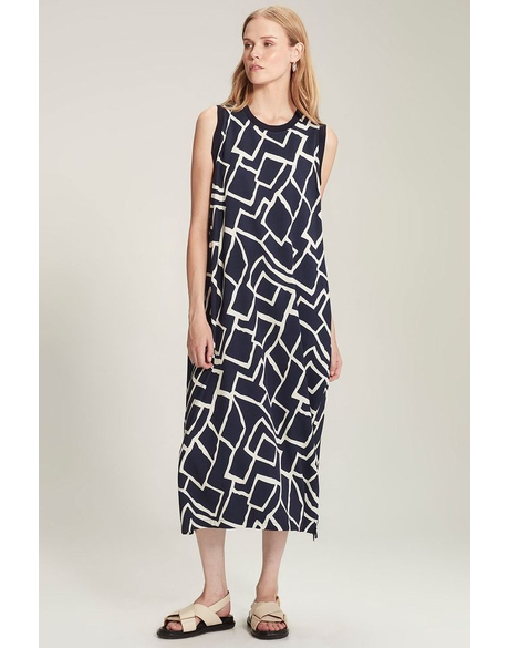 Elena Print Dress